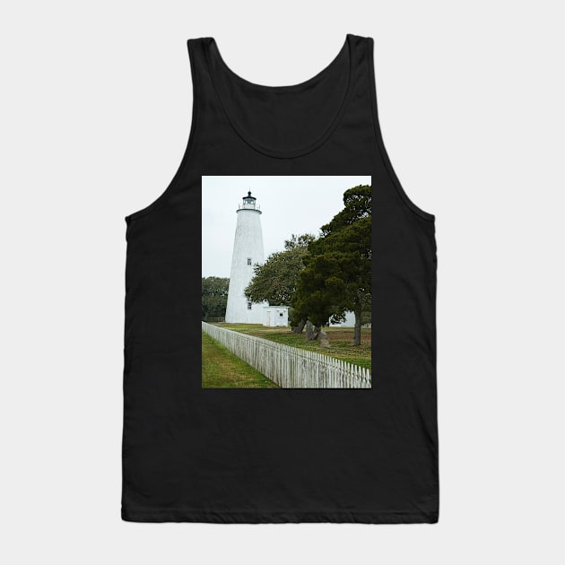 Oracoke Lighthouse Tank Top by wolftinz